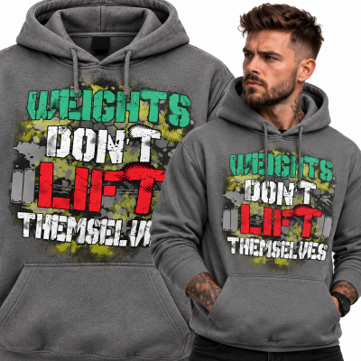 BLUZA Z KAPTUREM NA SIŁOWNIĘ WEIGHTS
